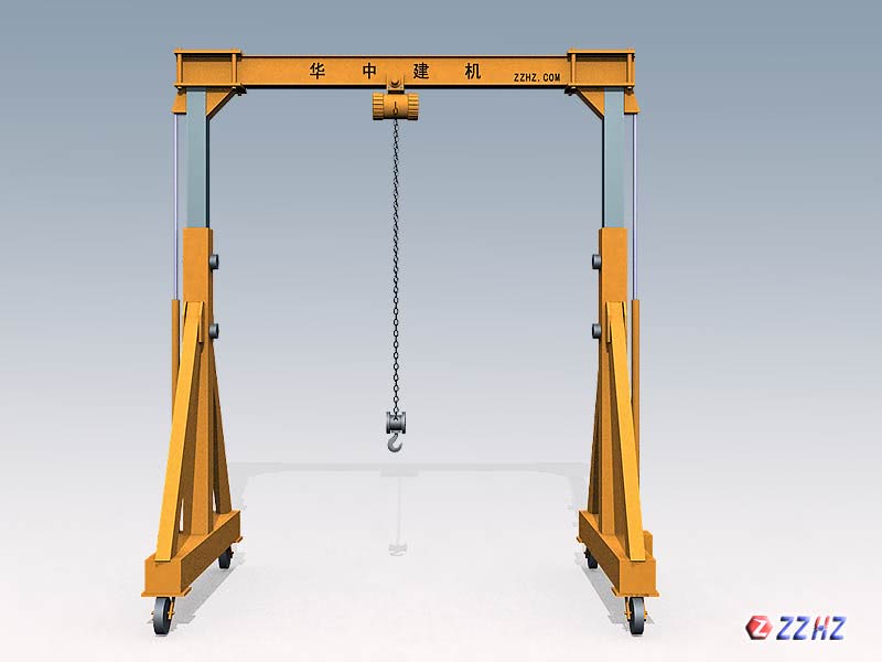 LHD Single Girder Gantry Crane-2