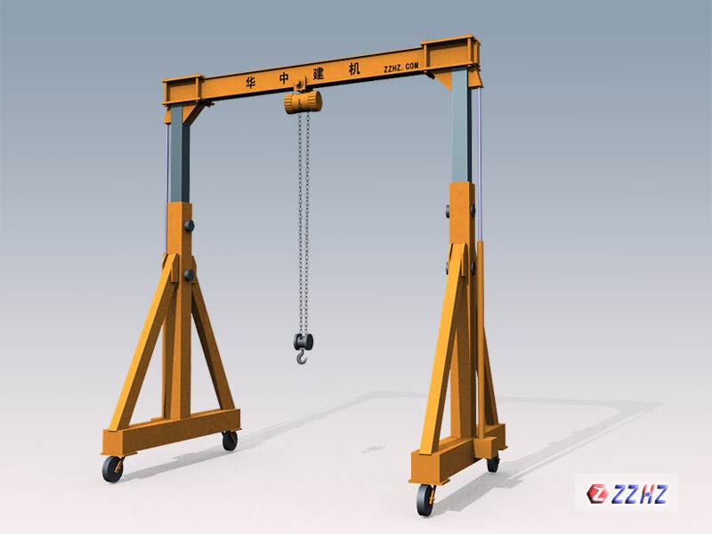 LHD Single Girder Gantry Crane-3